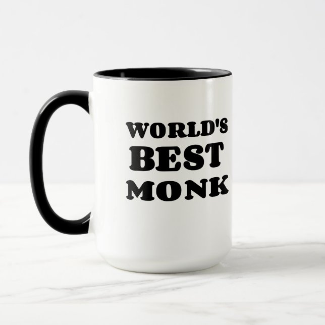WORLD'S BEST MONK MUG (Left)