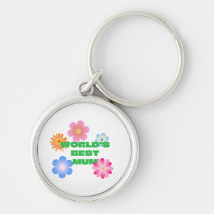 World's Best Mum Keychain