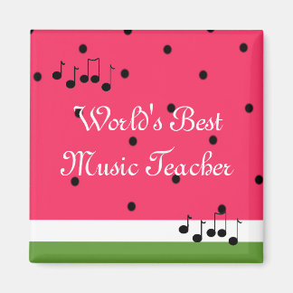 World's Best Music Teacher Magnet
