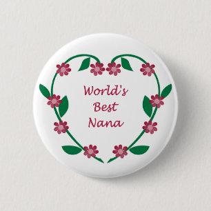 World's Best Nana button