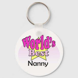 World's Best Nanny Keychain