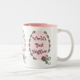 World's Best Neighbour Two-Tone Coffee Mug