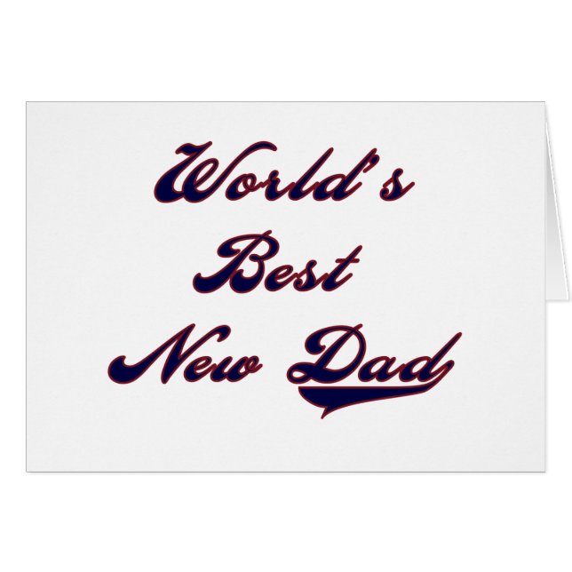 World's Best New Dad Tshirts and Gifts (Front Horizontal)