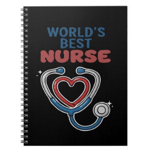 World's Best Nurse Appreciation Gift   Cute Stetho Notebook
