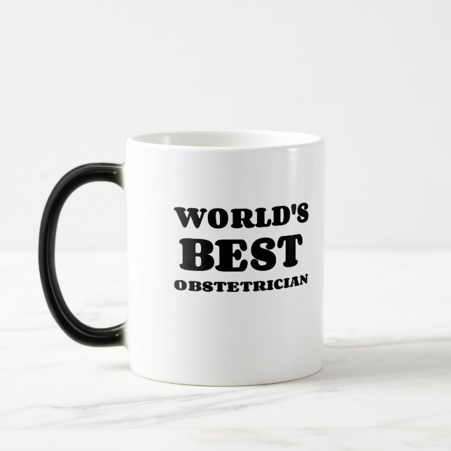 WORLD'S BEST OBSTETRICIAN MAGIC MUG (Left)