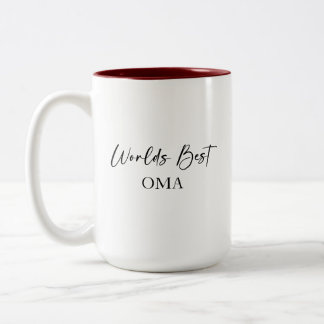 World's Best Oma & Most Loved Personalized Mug