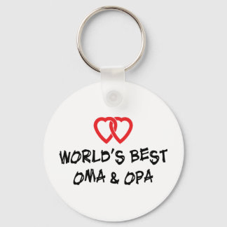 World's Best Oma & Opa Keychain