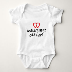 World's Best Oma & Opa T-Shirt Baby Bodysuit