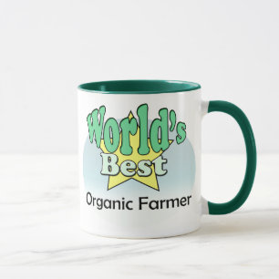 World's Best Organic Farmer Mug