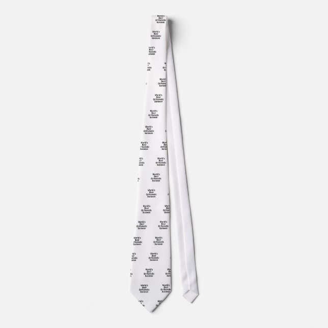 Worlds Best Orthopedic Surgeon Tie (Front)