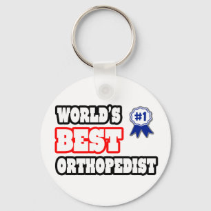 World's Best Orthopedist Keychain