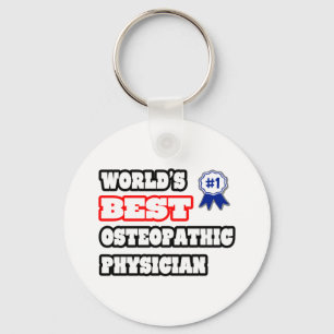 World's Best Osteopathic Physician Keychain