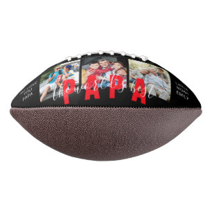 WORLD'S BEST PAPA Custom Photo Personalized Football