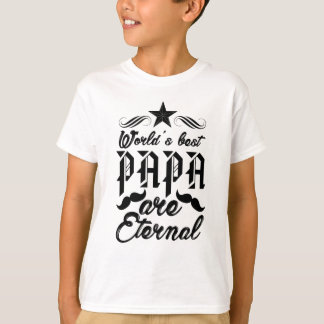 World's Best Papa - Eternal Love Father's Day T-Shirt