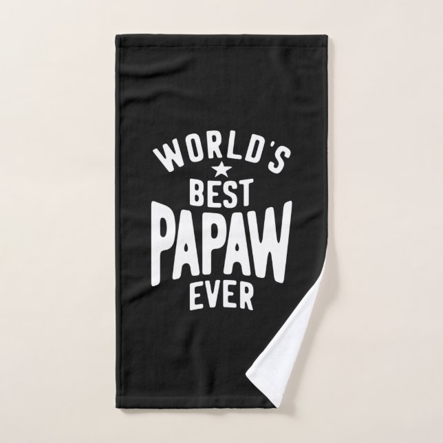 World's Best Papaw Ever | Father Gift Hand Towel (Hand Towel)