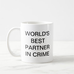 World's best partner in crime coffee mug