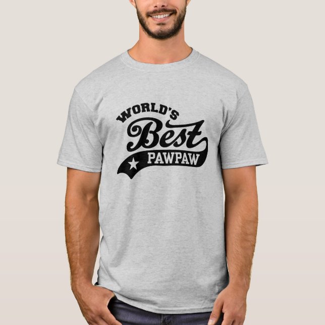 World's Best PawPaw T-Shirt (Front)