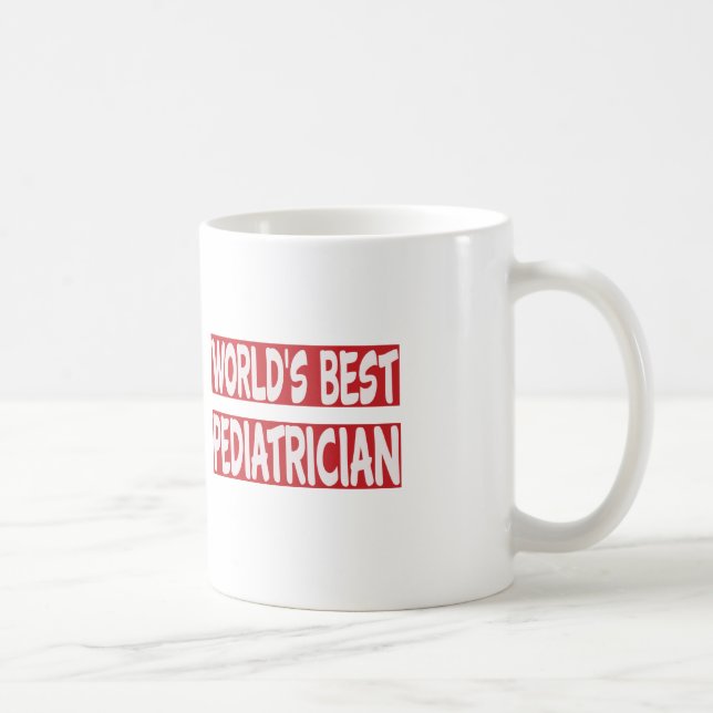World's Best Pediatrician. Coffee Mug (Right)
