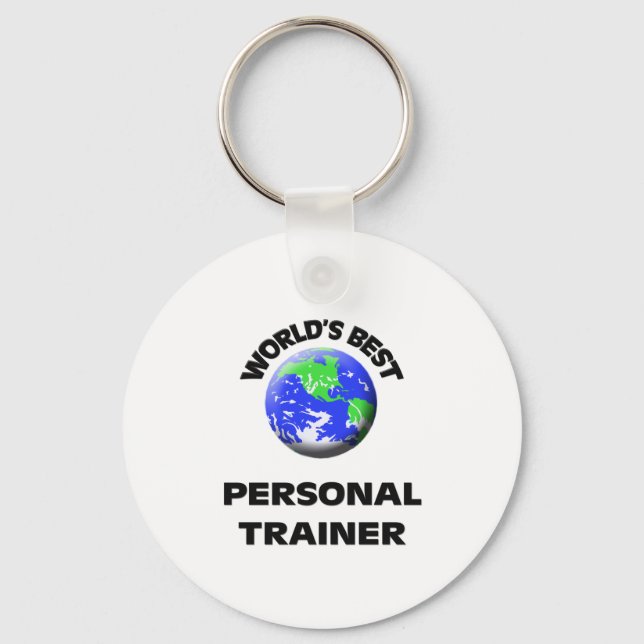 World's Best Personal Trainer Keychain (Front)