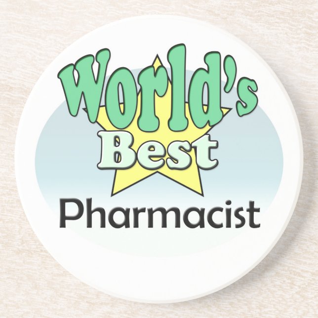 World's best Pharmacist Coaster (Front)