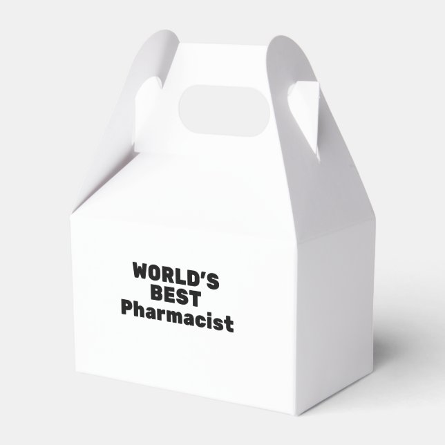 World's best Pharmacist Favor Box (Front Side)