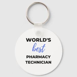 World's Best Pharmacy Technician 2 Keychain