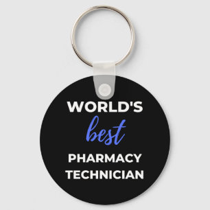 World's Best Pharmacy Technician Keychain