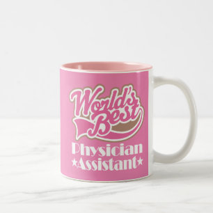 Worlds Best Physician Assistant Recognition Gift Two-Tone Coffee Mug