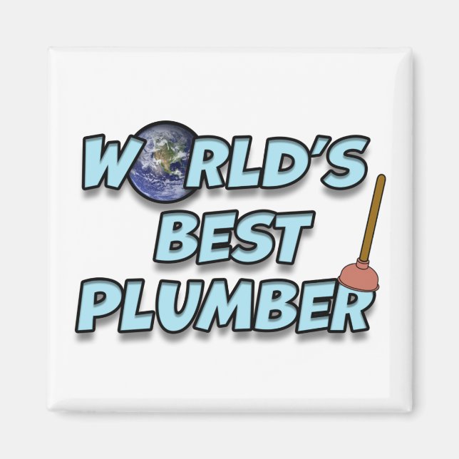 World's best Plumber Magnet (Front)