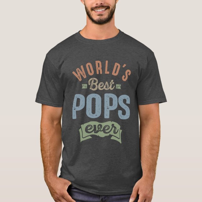 World's Best Pops T-Shirt (Front)
