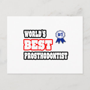 World's Best Prosthodontist Postcard
