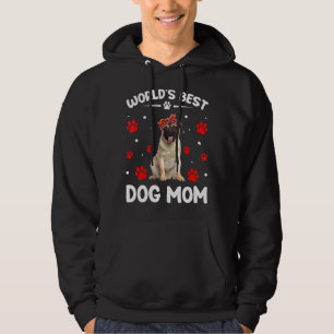 World's Best Pug Dog Mom Funny Mother's Day Hoodie