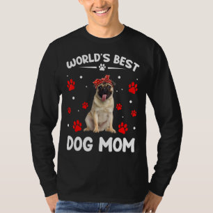 World's Best Pug Dog Mom Funny Mother's Day T-Shirt