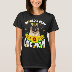 World's Best Pug Dog Mom  Mother's Day T-Shirt
