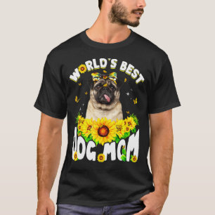 World's Best Pug Dog Mom Mother's Day T-Shirt