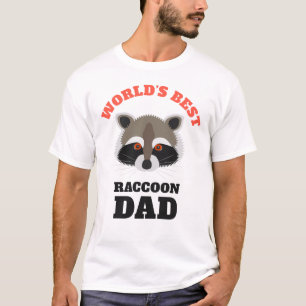 World's Best Raccoon Dad Funny T-Shirt