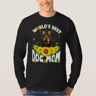 World's Best Rottweiler Dog Mom Funny Mother's Day T-Shirt