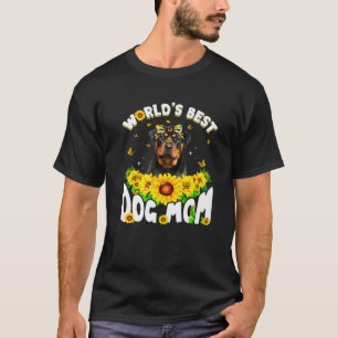 World's Best Rottweiler Dog Mom Funny Mother's Day T-Shirt