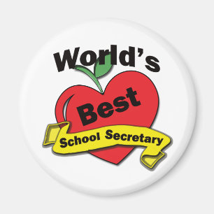 World's Best School Secretary Magnet