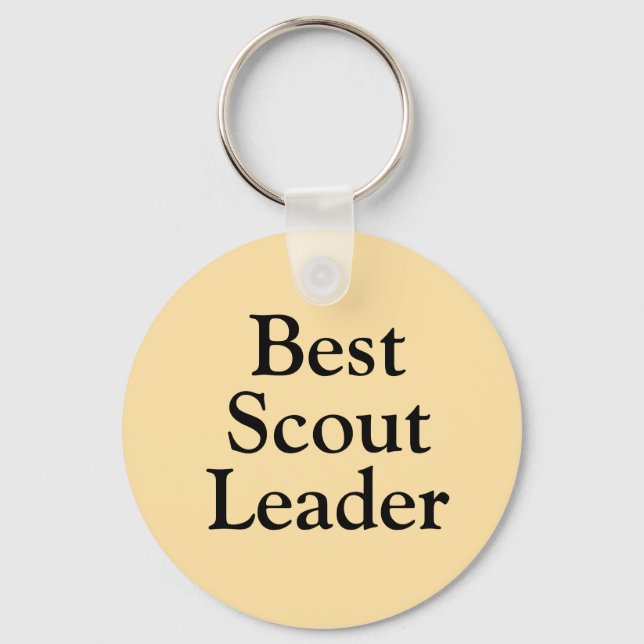 World's best Scout Leader merchandise Keychain (Front)