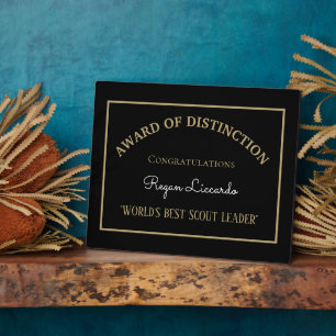World's Best Scout Leader  Plaque