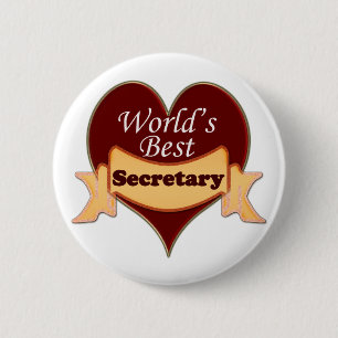 World's Best Secretary 2 Inch Round Button