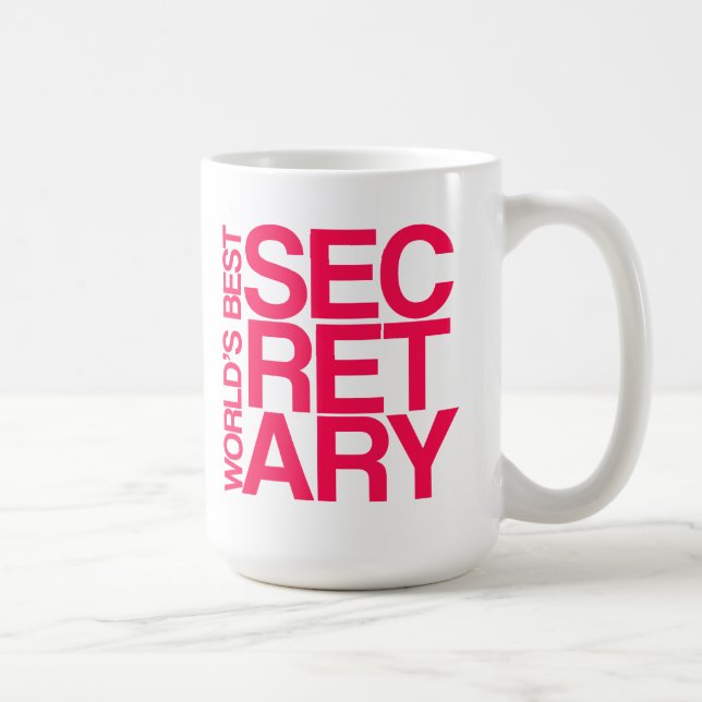 World's Best Secretary Coffee Mug (Right)