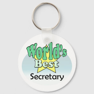 World's Best Secretary Keychain