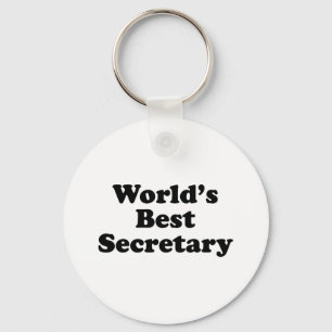 World's Best Secretary Keychain