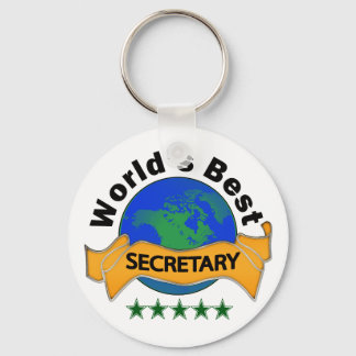 World's Best Secretary Keychain