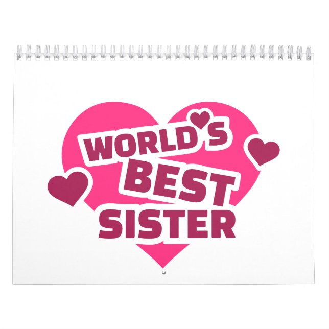 World's best sister calendar (Cover)