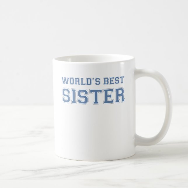 Worlds Best Sister Coffee Mug (Right)