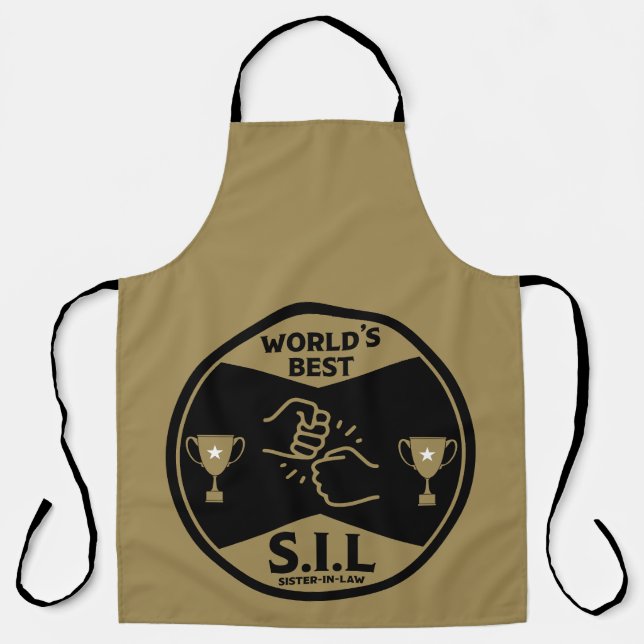 World's Best Sister-In-law Apron (Front)