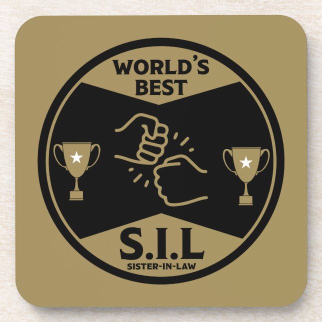 World's Best Sister-In-law Coaster (Front)
